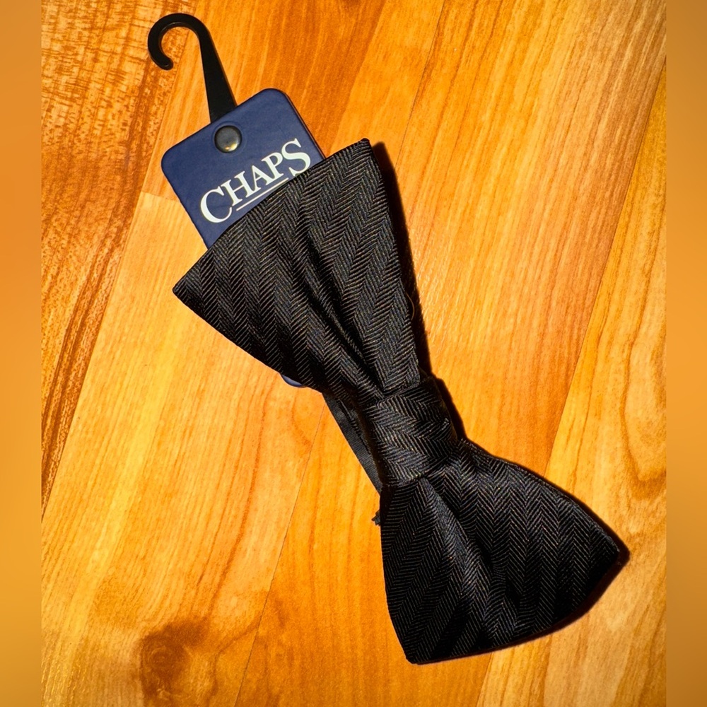 Chaps Black Bow Tie